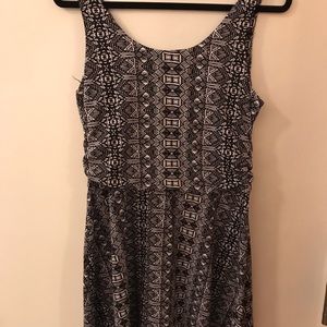 Black and white dress